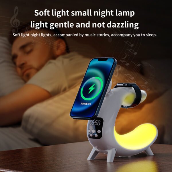 Liuyi Multi-function Wireless Charger Lamp - Image 4