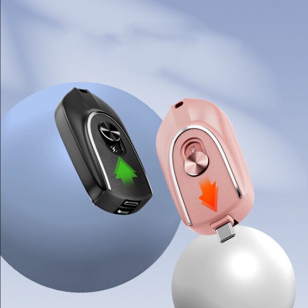 2 In 1 Mini Keychain Power Bank - Image 5